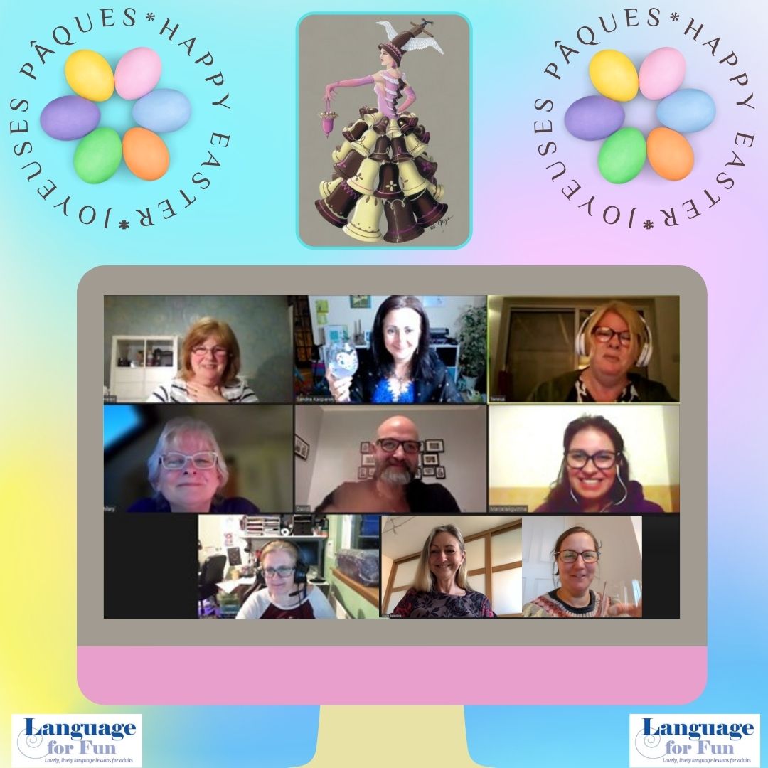 Our Easter online French For Fun social