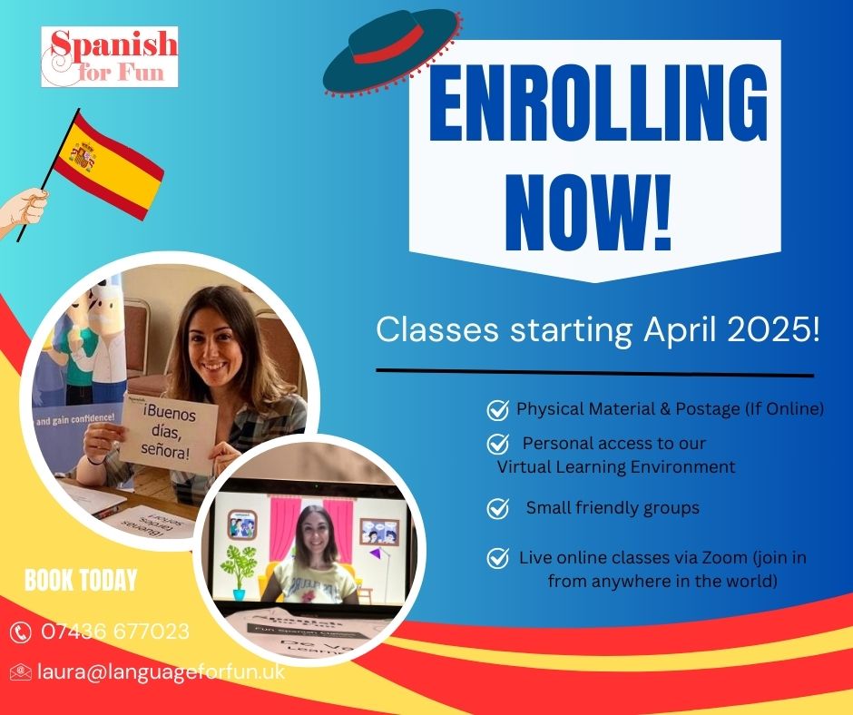 Enrolling now for Spanish Courses Summer Term – April 2025
