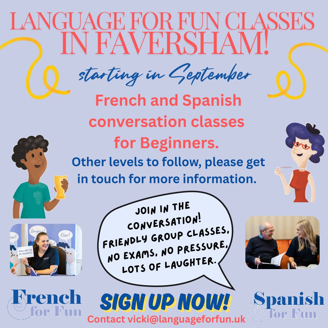NEW Spanish Beginners classes coming to Faversham