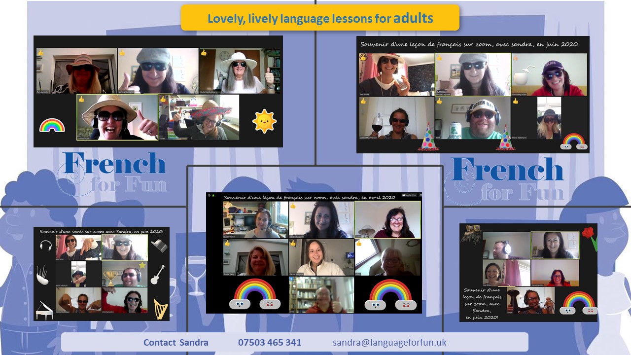 Our Christmas online French For Fun social !
