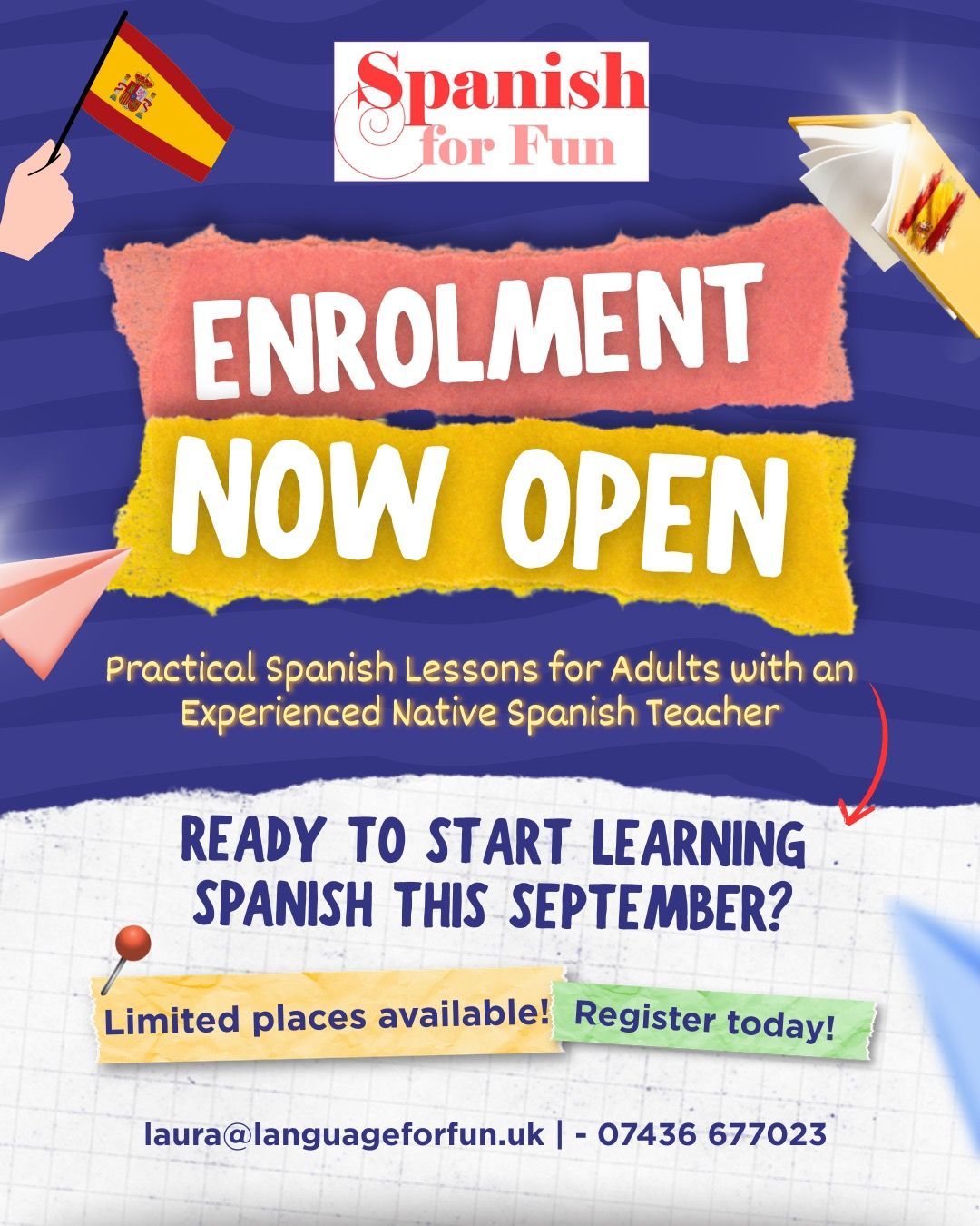 Enrol now for September 2026
